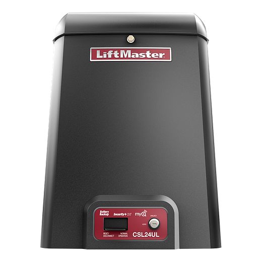 CSL24UL - 24VDC High-Traffic Commercial Slide Gate Operator